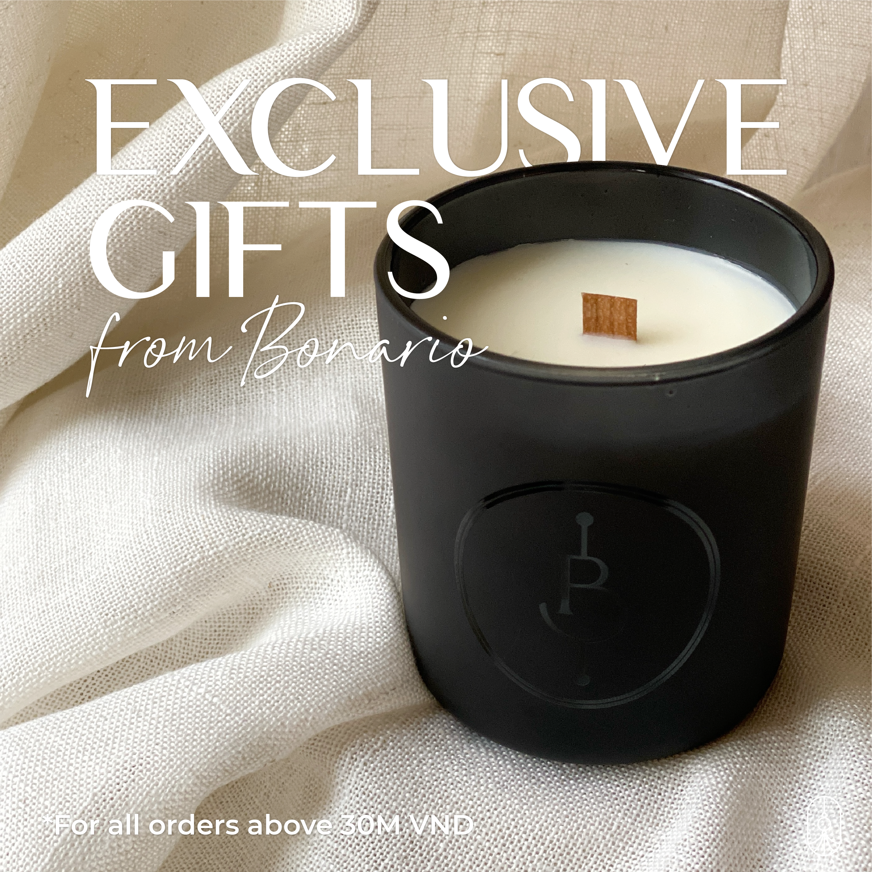 BONARIO GIFT | Premium Scented Candles - Oud & Teakwood