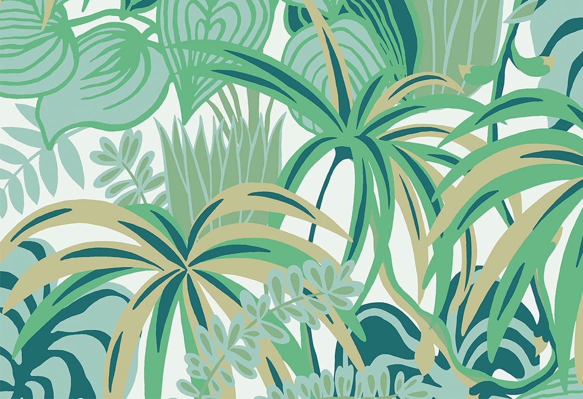 JUNGLE JIVE WALLPAPER GREENERY