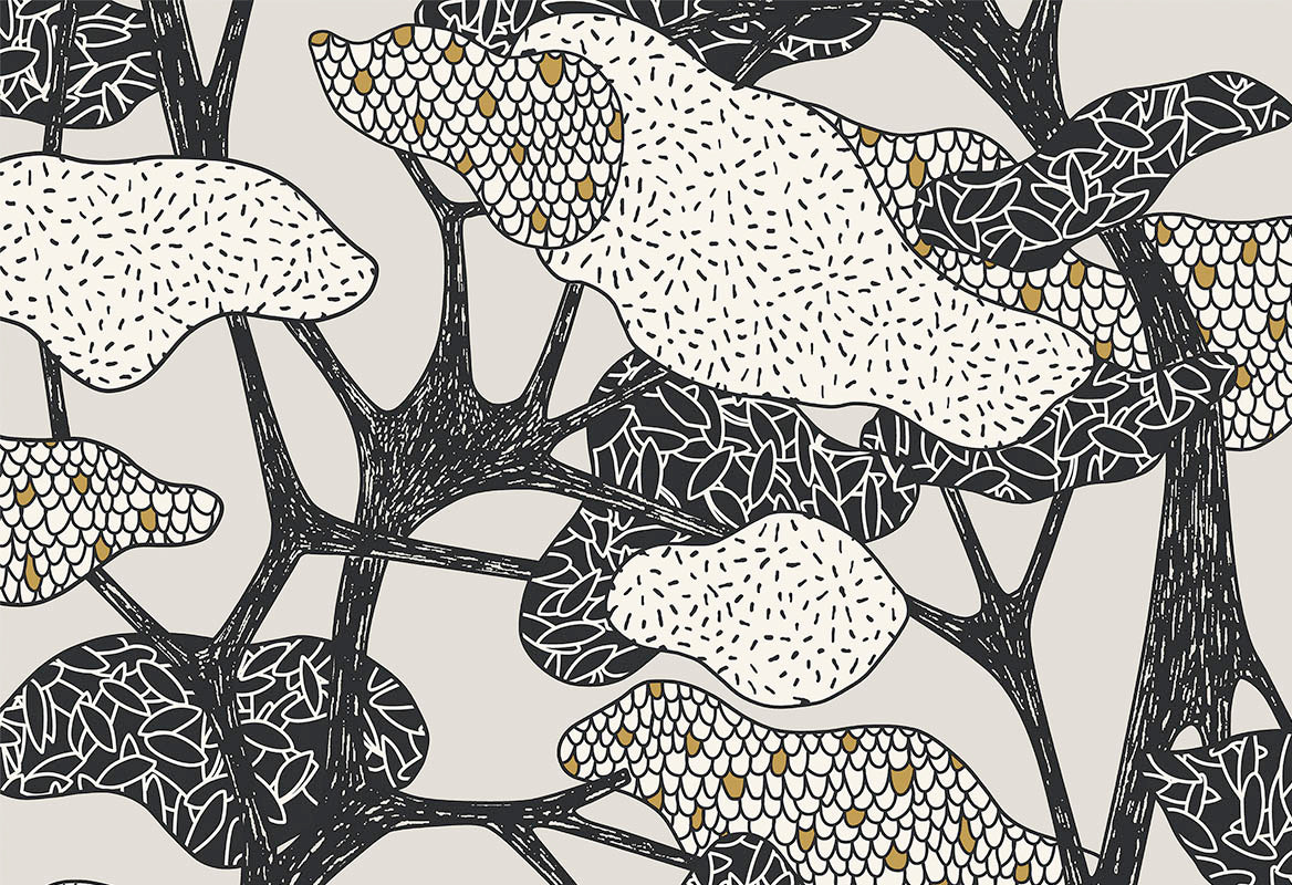 JUNGLE JIVE WALLPAPER BOTANY