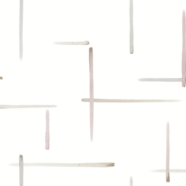 ARTISTIC ABSTRACTS GILDED SUMI-E WALLPAPER