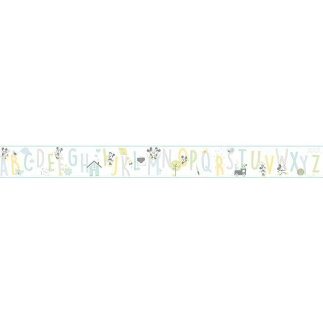 DISNEY KID VOL 4 DISNEY MICKEY MOUSE ABC WALLPAPER BORDER