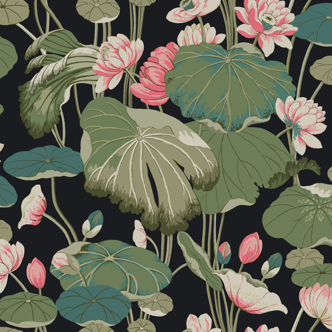 GREENHOUSE LOTUS POND WALLPAPER
