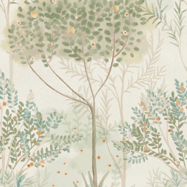 MEDITERRANEAN ORCHARD WALLPAPER