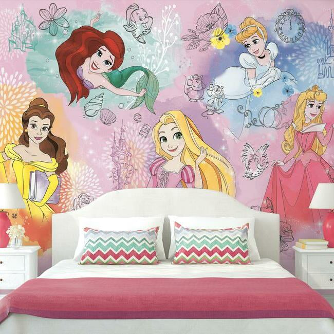 DISNEY KID VOL 4 DISNEY PRINCESS PEEL & STICK WALL MURAL