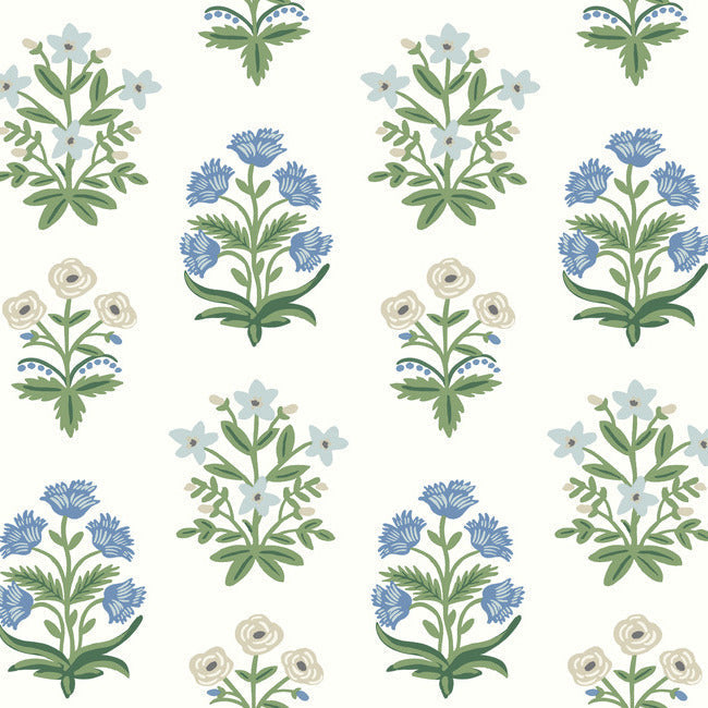 RIFLE PAPER CO. SECOND EDITION MUGHAL ROSE WALLPAPER