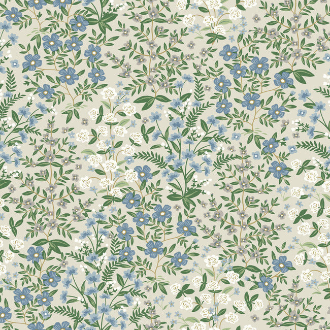 RIFLE PAPER CO. SECOND EDITION WILDWOOD GARDEN WALLPAPER