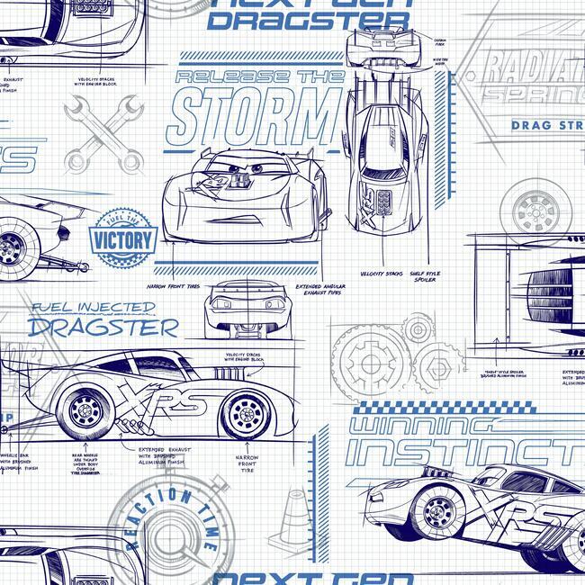 DISNEY KID VOL 4 DISNEY AND PIXAR CARS SCHEMATIC WALLPAPER