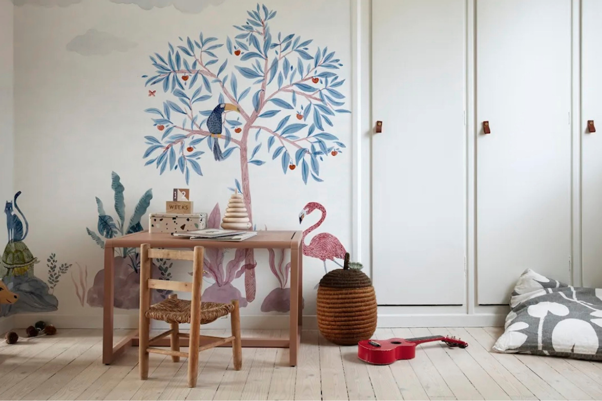 Chọn Giấy Dán Tường Cho Nhà Có Trẻ Nhỏ: An Toàn - Sáng Tạo Mỗi Ngày