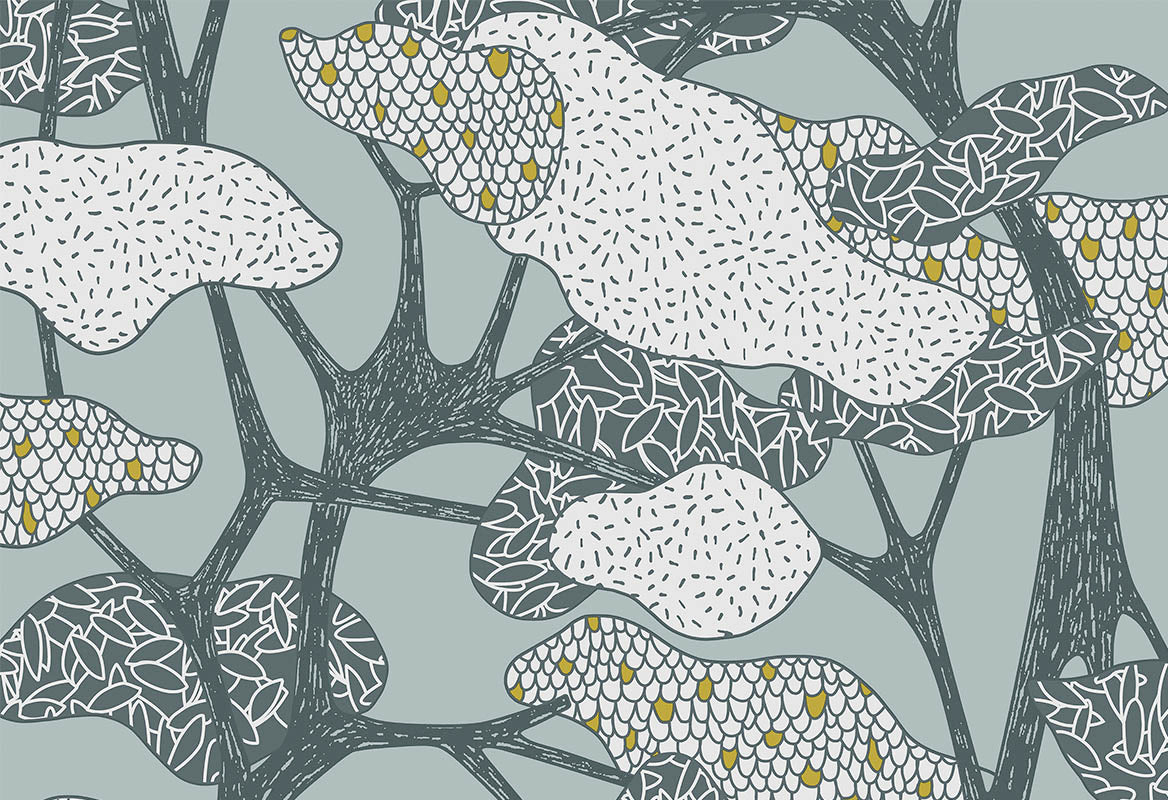 JUNGLE JIVE WALLPAPER BOTANY