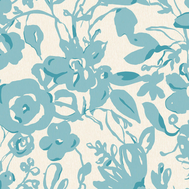 BLOOMS SECOND EDITION BRUSHSTROKE FLORAL WALLPAPER