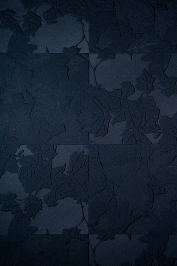 ECLIPSE BLACK & WHITE WALLCOVERING FEUILLAGE