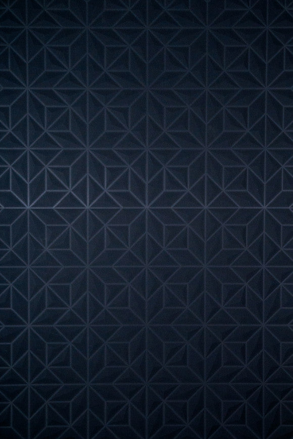 ECLIPSE BLACK & WHITE WALLCOVERING ROSACE