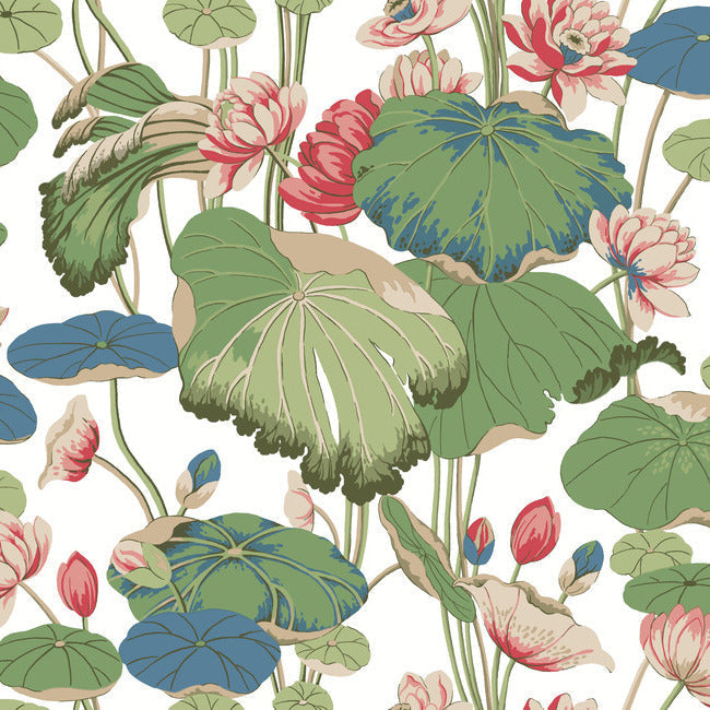 GREENHOUSE LOTUS POND WALLPAPER