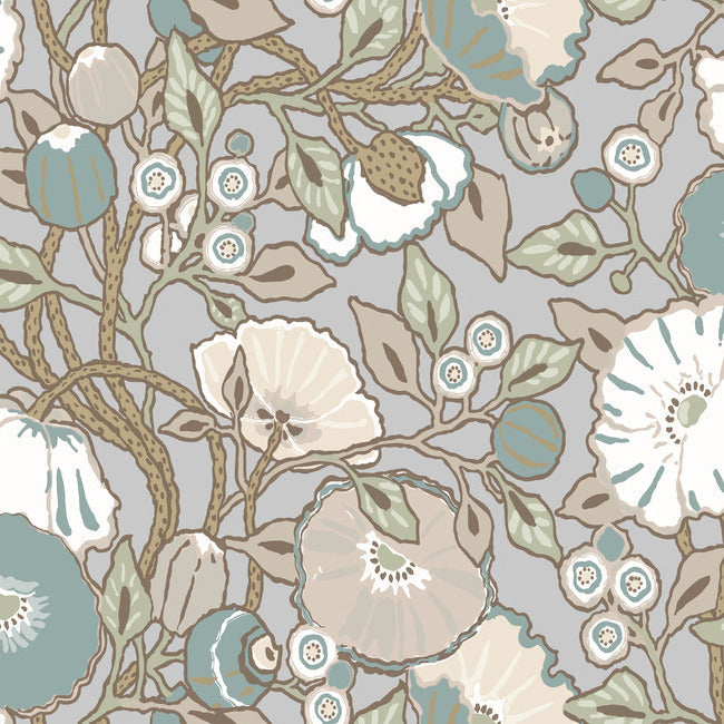 GREENHOUSE VINCENT POPPIES WALLPAPER