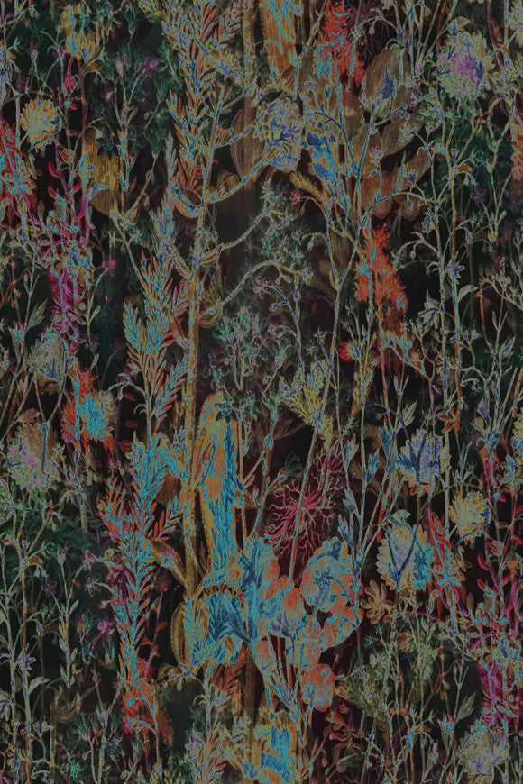LUSH WALLCOVERING WILDFLOWER