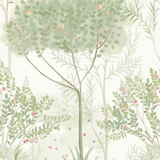 MEDITERRANEAN ORCHARD WALLPAPER