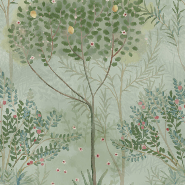 MEDITERRANEAN ORCHARD WALLPAPER