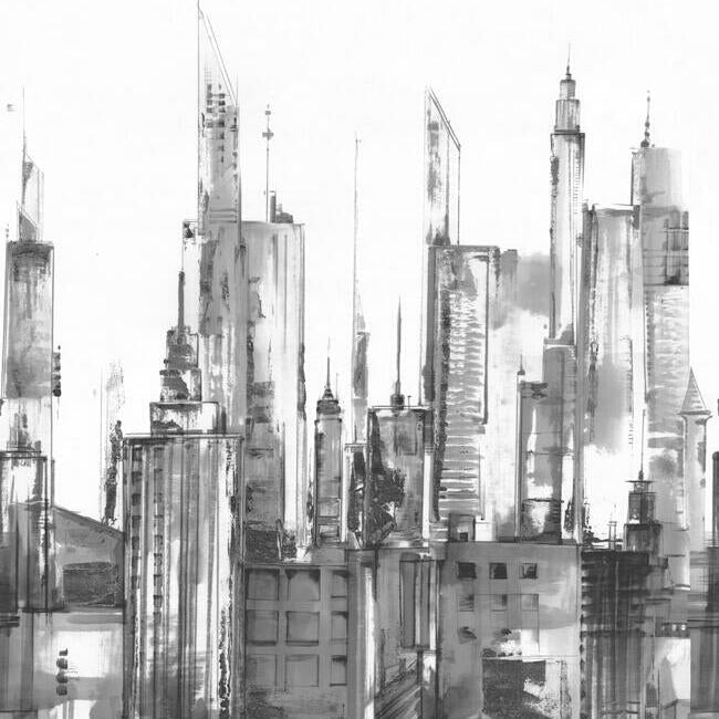 MURALS RESOURCE LIBRARY CITYSCAPE WALL MURAL