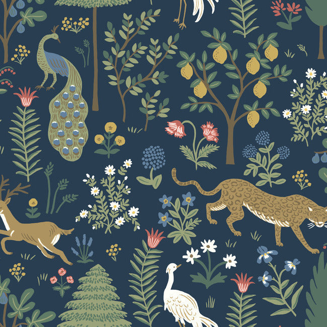 RIFLE PAPER CO. SECOND EDITION MENAGERIE WALLPAPER