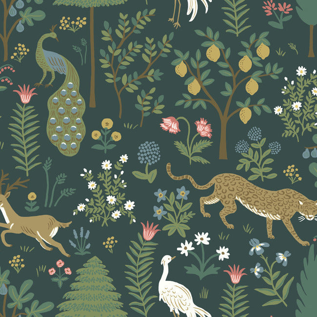 RIFLE PAPER CO. SECOND EDITION MENAGERIE WALLPAPER