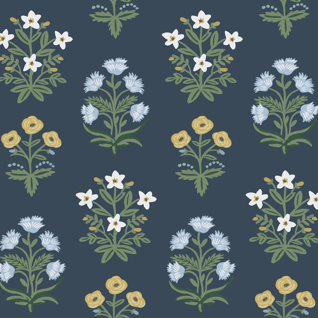 RIFLE PAPER CO. SECOND EDITION MUGHAL ROSE WALLPAPER
