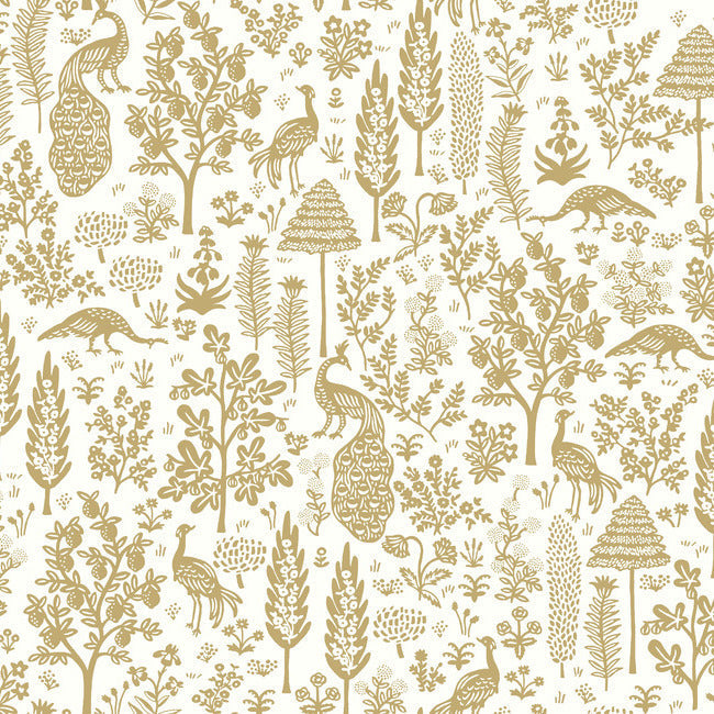 RIFLE PAPER CO. SECOND EDITION MENAGERIE TOILE WALLPAPER