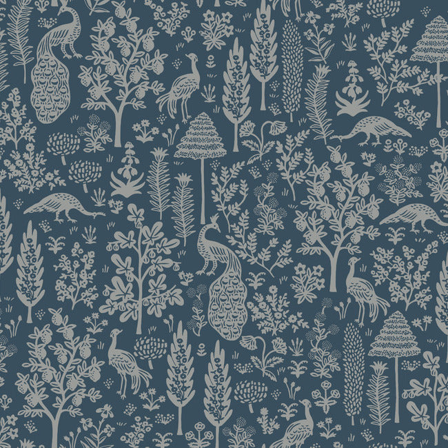 RIFLE PAPER CO. SECOND EDITION MENAGERIE TOILE WALLPAPER