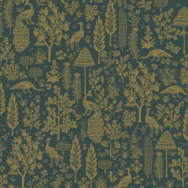 RIFLE PAPER CO. SECOND EDITION MENAGERIE TOILE WALLPAPER