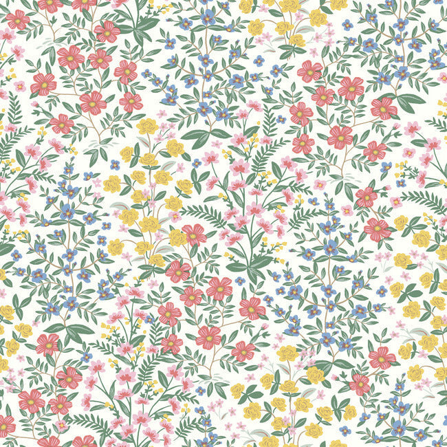 RIFLE PAPER CO. SECOND EDITION WILDWOOD GARDEN WALLPAPER
