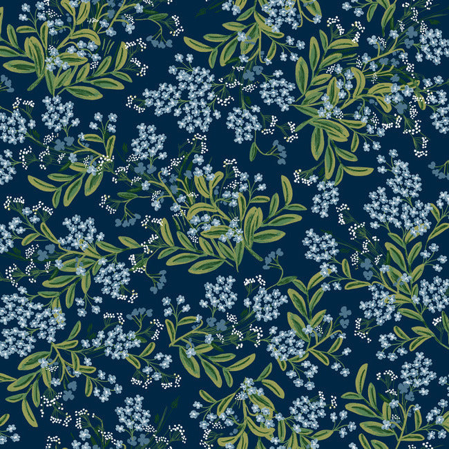 RIFLE PAPER CO. SECOND EDITION CORNFLOWER WALLPAPER