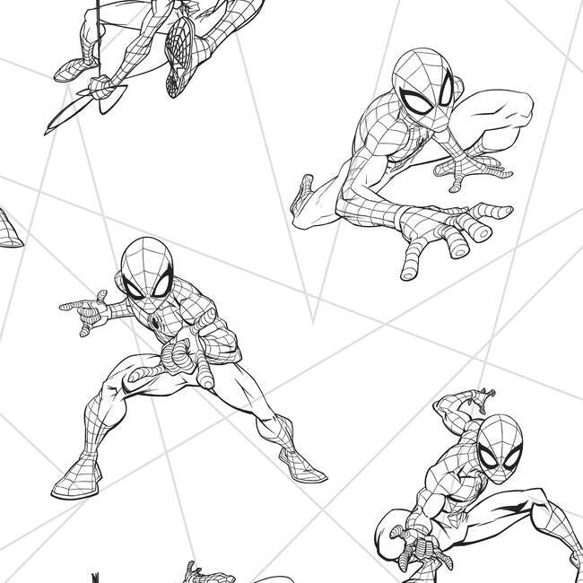 DISNEY KID VOL 4 SPIDER-MAN FRACTURE WALLPAPER