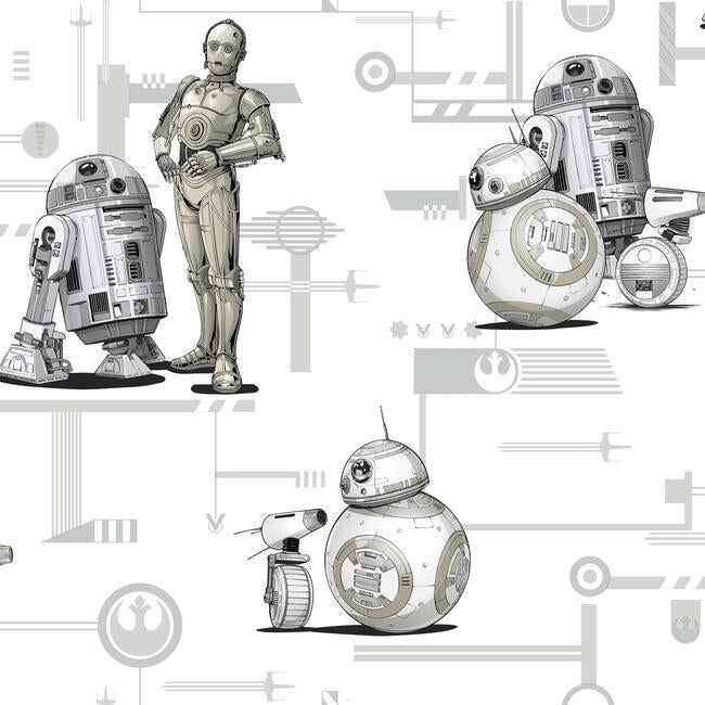DISNEY KID VOL 4 STAR WARS: THE RISE OF SKYWALKER, DROIDS! WALLPAPER