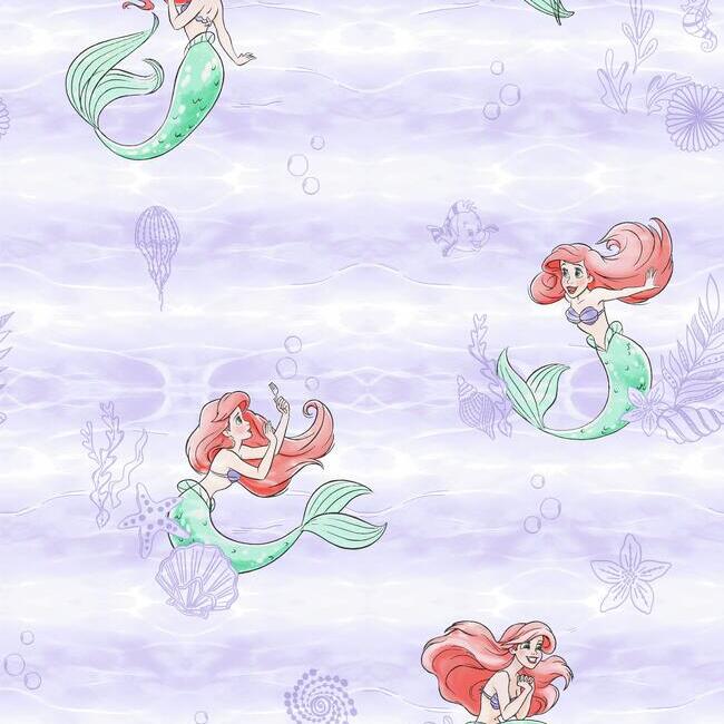 DISNEY KID VOL 4 DISNEY THE LITTLE MERMAID SWIM WALLPAPER