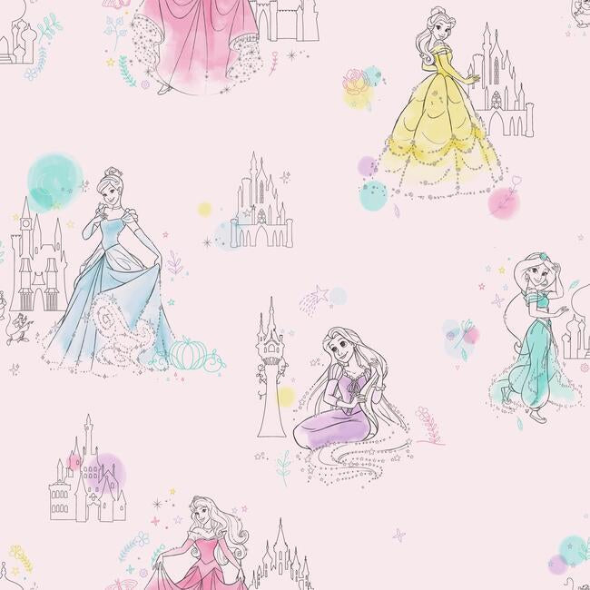DISNEY KID VOL 4 DISNEY PRINCESS PRETTY ELEGANT WALLPAPER