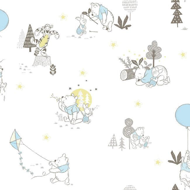 DISNEY KID VOL 4 DISNEY WINNIE THE POOH PLAYMATES WALLPAPER