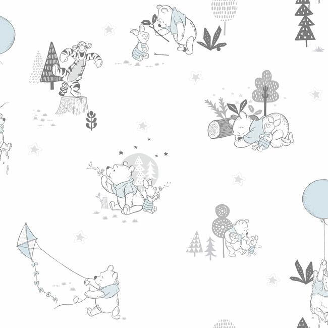 DISNEY KID VOL 4 DISNEY WINNIE THE POOH PLAYMATES WALLPAPER