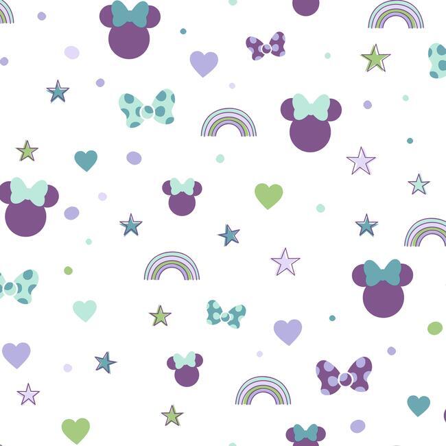 DISNEY KID VOL 4 DISNEY MINNIE MOUSE RAINBOW WALLPAPER