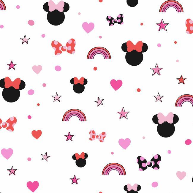 DISNEY KID VOL 4 DISNEY MINNIE MOUSE RAINBOW WALLPAPER