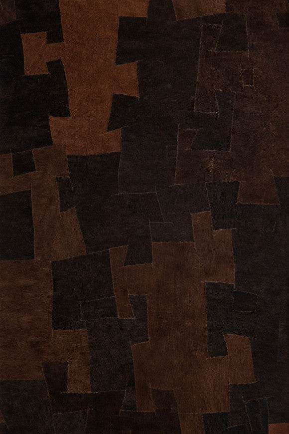 BARK CLOTH WALLPAPER PANORAMIQUE BLACK BROWN